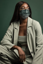 Load image into Gallery viewer, masklab™ Basil Ombré Junior 3-ply Surgical Mask (Box of 10, Individually-wrapped)
