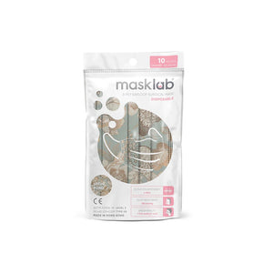 masklab™ Lotus Pond Junior Size 3-ply Surgical Mask 2.0+ (Pouch of 10)