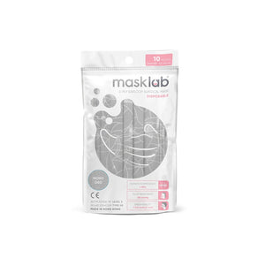 masklab™ Mono Geo Junior Size 3-ply Surgical Mask (Pouch of 10)