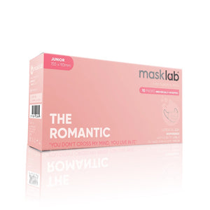 masklab™ THE ROMANTIC Junior Size 3-ply Surgical Mask 2.0+ (Box of 10, Individually-wrapped)
