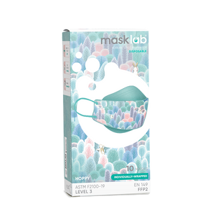 masklab™ Hoppy (Maeli Studios) Adult Korean-style Respirator 2.0 (Box of 10, Individually-wrapped)