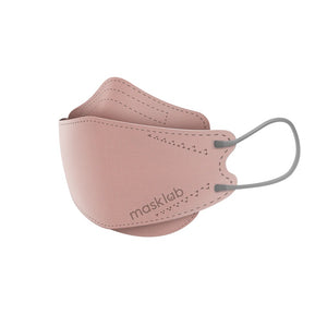 masklab™ THE ROMANTIC (Coral Pink) Adult Korean-style Respirator 2.0 (Box of 10, Individually-wrapped)