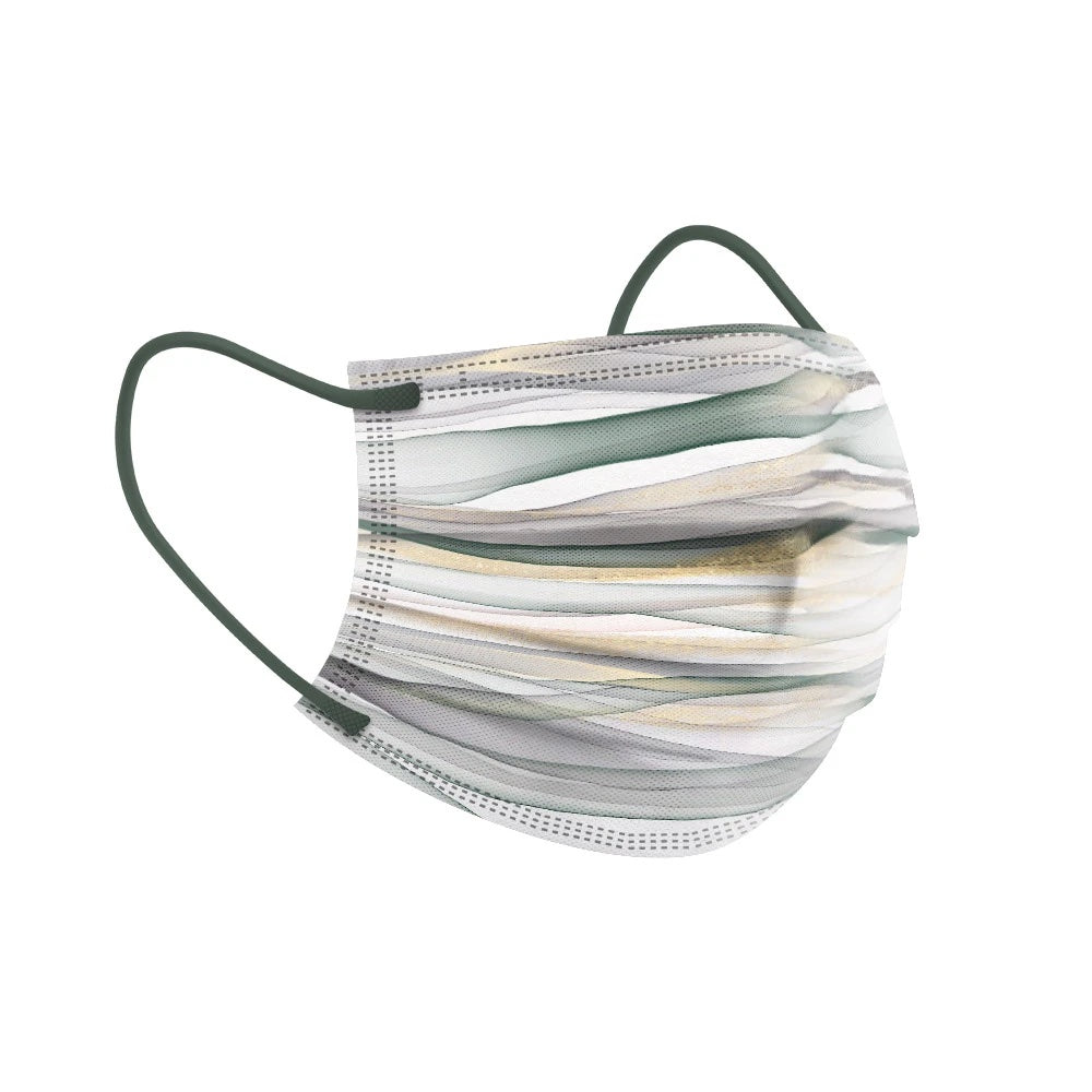 masklab™ Emerald Adult 3-ply Surgical Mask 2.0 (Box of 10, Individually-wrapped)