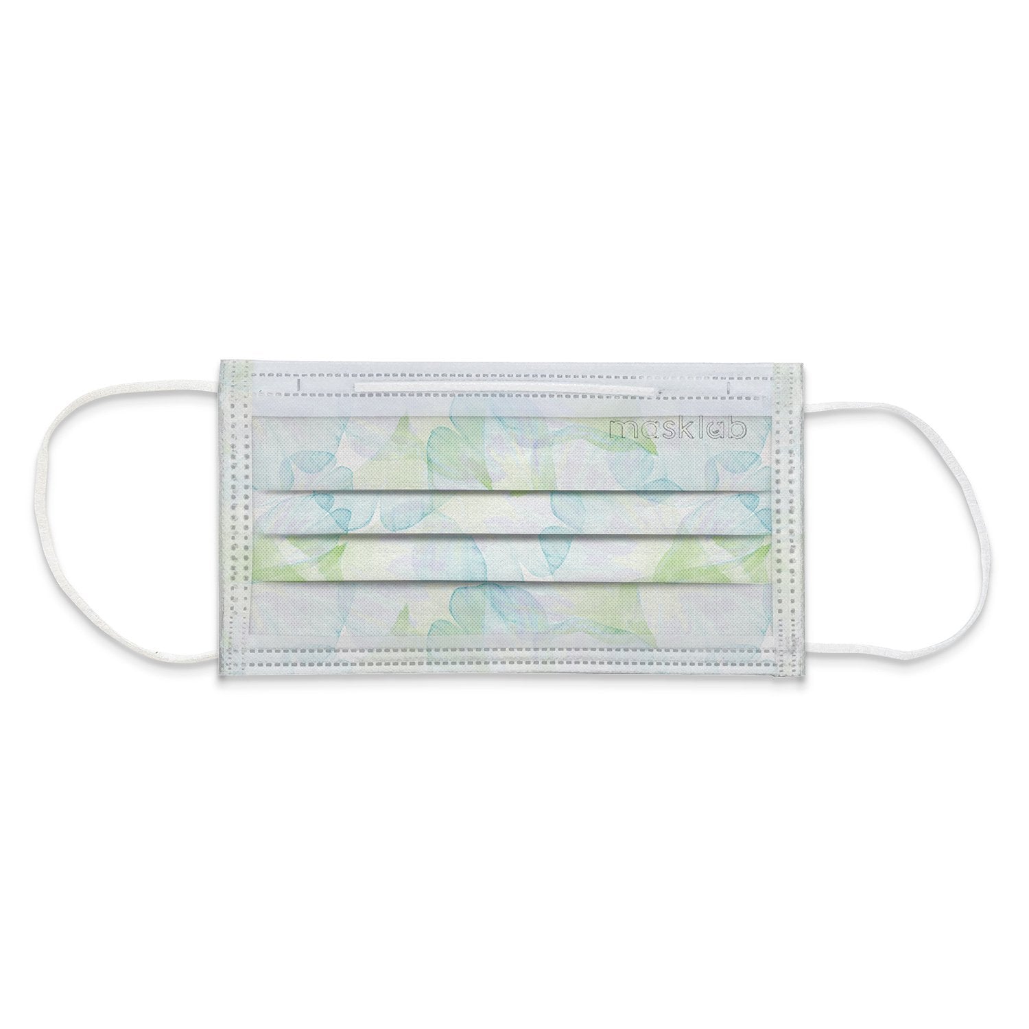 masklab™ Lotus Petals Adult 3-ply Surgical Mask (Box of 10, Individually-wrapped)